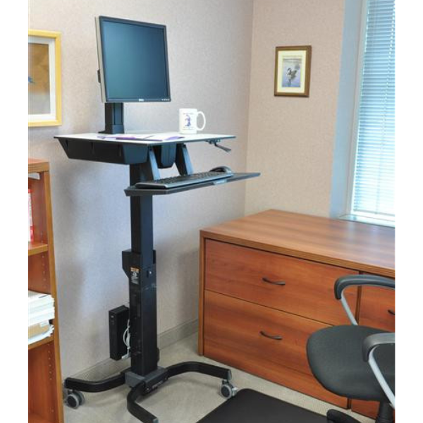 Ergotron WorkFit C Single LD Sit-Stand Workstation - Ergoport
