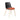 Ola 4 leg Timber Seat Pad Chair Front View