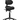 Stage Range industrial stool in black 