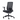 Front Side view of the Polo Chair in Black